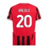 Dječji - Dres + Kratke Hlače AC Milan Kalulu 20 Domaći 24/25